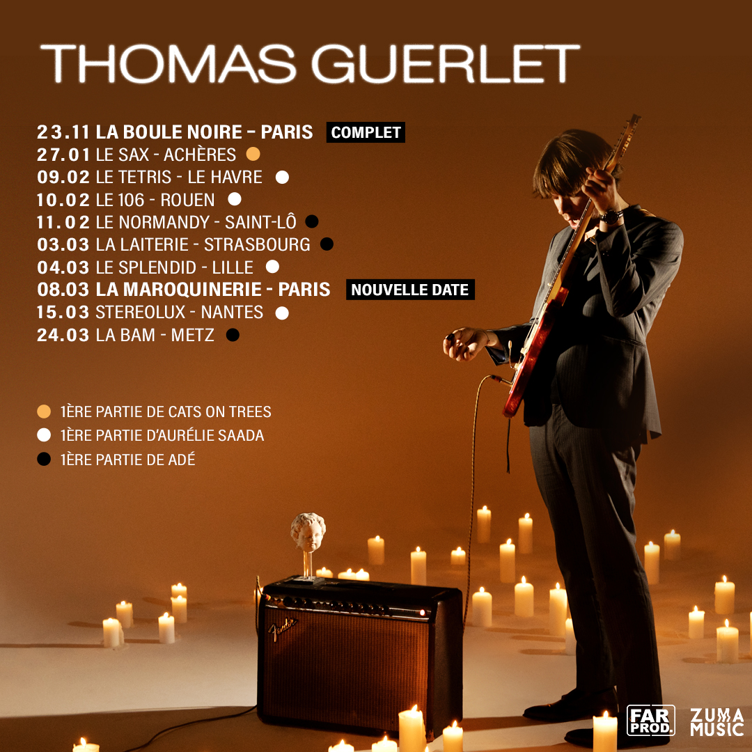 Thomas Guerlet - Tournée